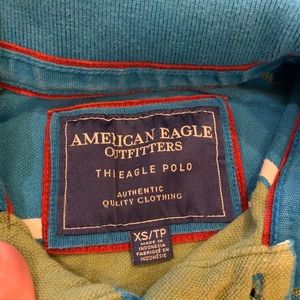 Two American Eagle Polos, men XS